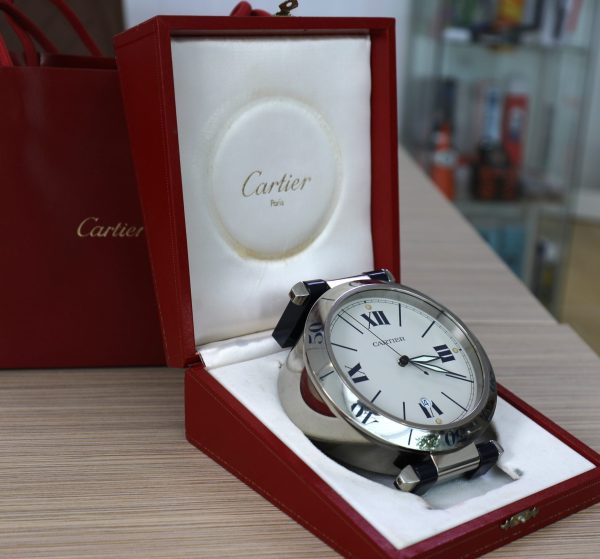 Cartier Pendulette Pasha - Stainless Steel - Quartz - Box - Image 5