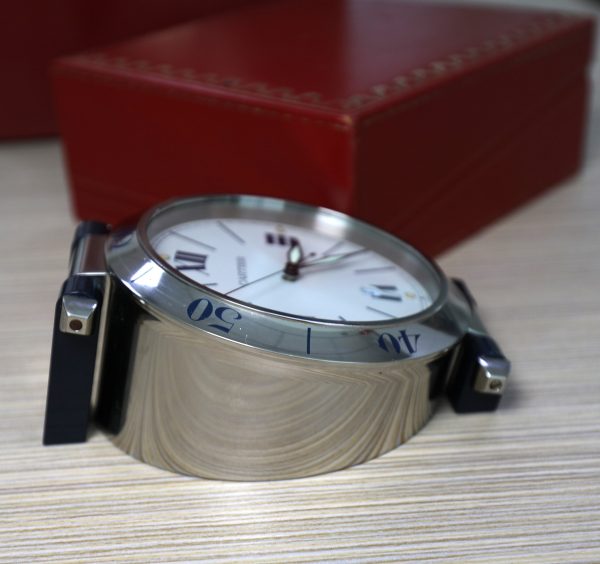 Cartier Pendulette Pasha - Stainless Steel - Quartz - Box - Image 9