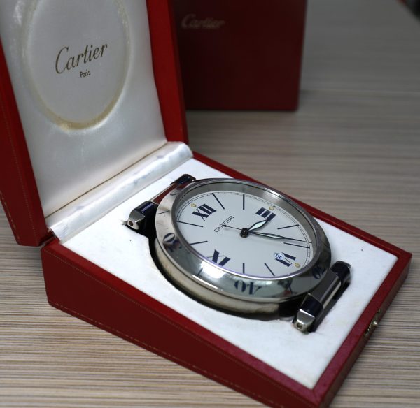 Cartier Pendulette Pasha - Stainless Steel - Quartz - Box - Image 2