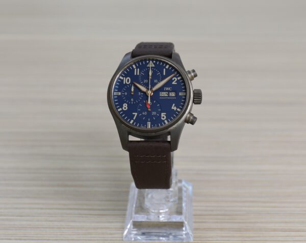 IWC Pilot - Bronze-Titane, Automatic - Blue Dial 41mm - Very Good Conditions - Extra strap - Image 9