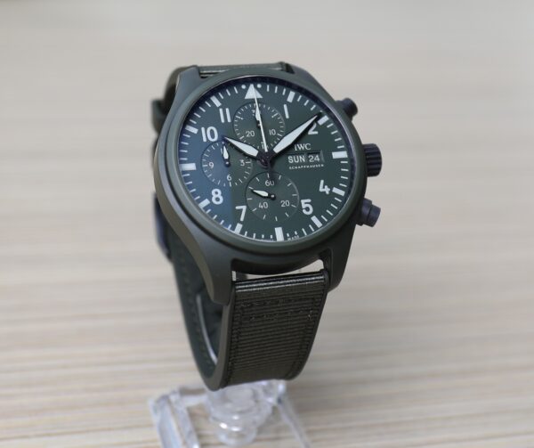 IWC Pilot Chronograph - TOP GUN Edition - Woodland - 44.5 mm - Ceramic - New - Full Set - Image 11