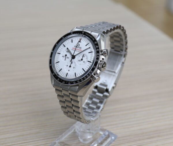 Omega Speedmaster Professional Moonwatch - 42mm - Sapphire - White Dial - New - Full Set - Image 6