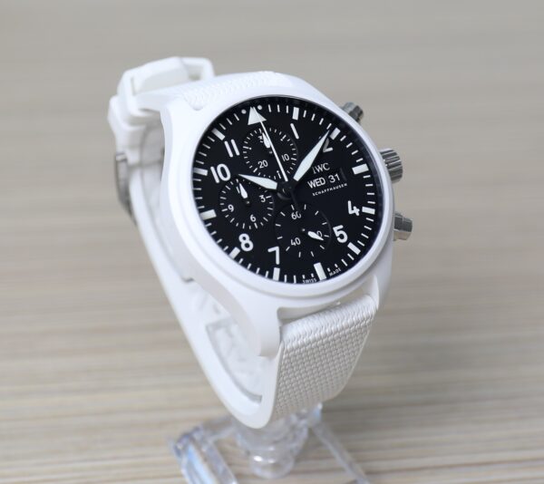 IWC Pilot Chronograph Top Gun - Lake Tahoe Edition - 44.5mm - Ceramic - Full Set - Image 8