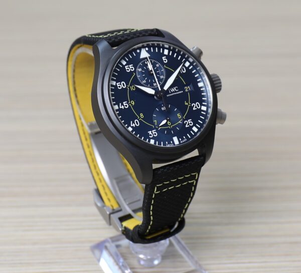 IWC Pilot's Watch Chronograph "Blue Angels" Edition - 44.5mm - Very Good Conditions - Full Set - Image 9