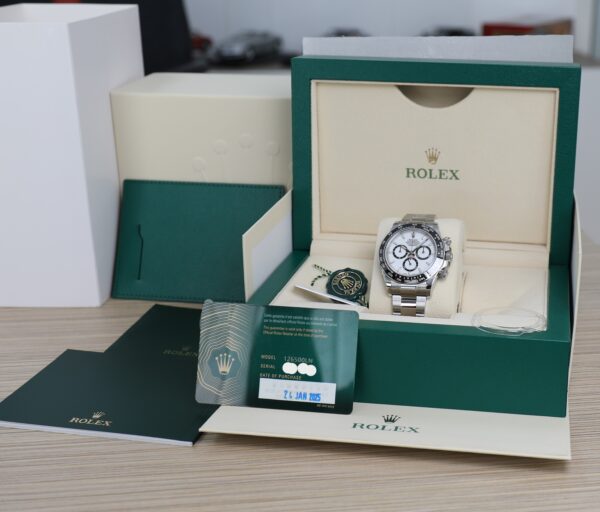 Rolex Cosmograph Daytona - 40mm New Reference - Panda White Dial - New with stickers - Full Set - Image 4