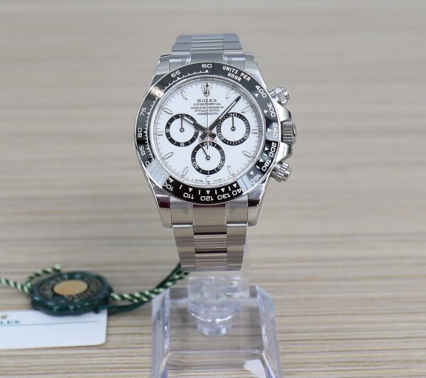 Rolex Cosmograph Daytona - 40mm New Reference - Panda White Dial - New with stickers - Full Set - Image 7