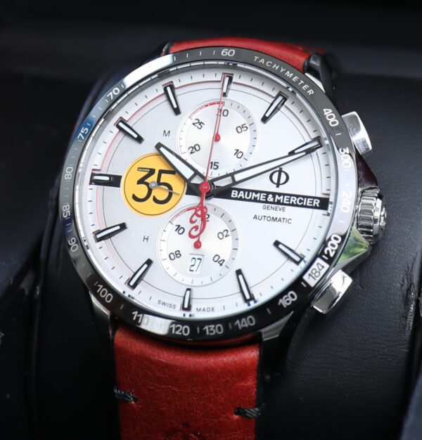 Baume & Mercier Clifton - Limited Edition Club Indian - Chronograph - 44MM - Very Good Conditions - Full Set - Image 5