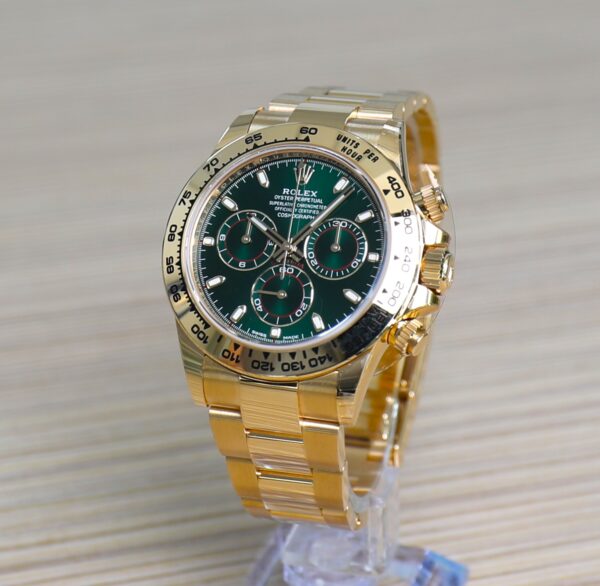 Rolex Cosmograph Daytona - Anniversary - John Mayer 18K Yellow Gold - Green dial - New - Full Set