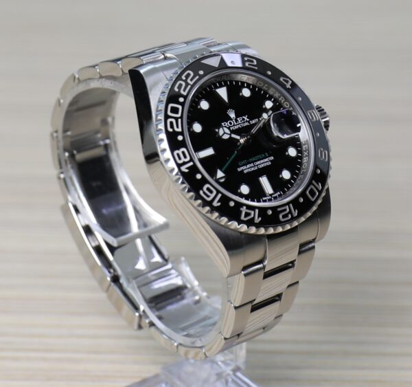 Rolex GMT-Master II - 40mm - Black Dial Bezel - Good Conditions - Box and Card - Image 9