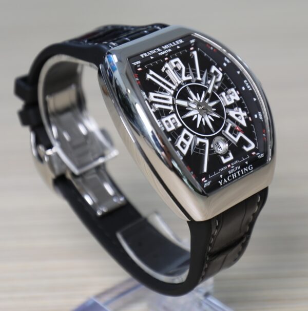 Franck Muller Vanguard Yachting - 41mm - Black Dial - Leather Strap - Unworn - Full Set - Image 10