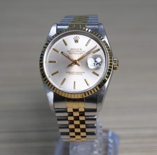 Rolex Datejust 36 - X Serial - Jubilee Bracelet - Very good conditions - Full Set with Invoice - Image 8