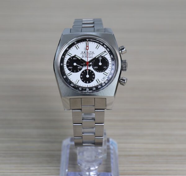 Zenith El Primero Chronomaster - Revival El Primero A384 - Panda - V good Conditions - Full Set - Image 7