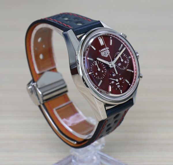 TAG Heuer Carrera - 39mm - Chronograph Cherry Red - Limited Edition 600pcs - Full Set - Image 10