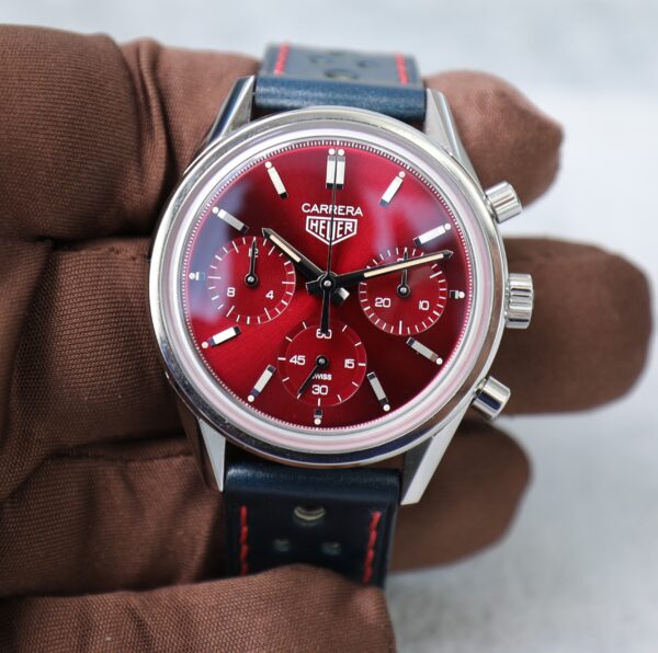 TAG Heuer Carrera - 39mm - Chronograph Cherry Red - Limited Edition 600pcs - Full Set - Image 13