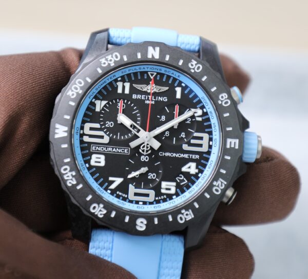 Breitling Endurance Pro - Super Quartz - Light Blue - 44mm - New - Full Set - Image 13