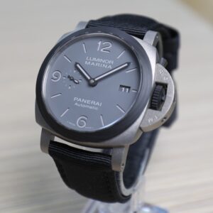 Panerai Luminor Marina - PAM01662 - TuttoGrigio - Titanium 44mm - Carbon Bezel - New - Full Set
