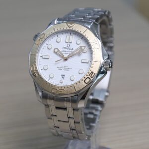 Omega Seamaster Diver 300M - 42mm - Special Edition Paris Olympics - Gold Bezel - New - Full Set