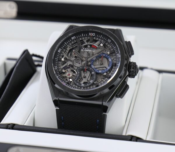 Zenith Defy El Primero 21 - Ceramic - Skeleton Chronograph - 44m - Unworn - Full Set - Image 5