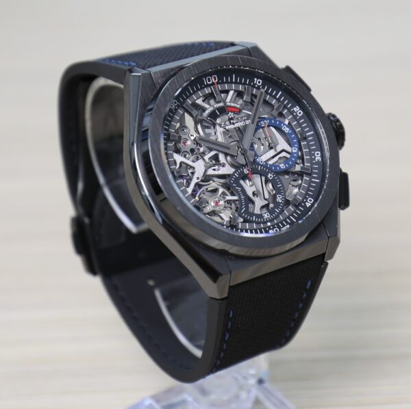 Zenith Defy El Primero 21 - Ceramic - Skeleton Chronograph - 44m - Unworn - Full Set - Image 9
