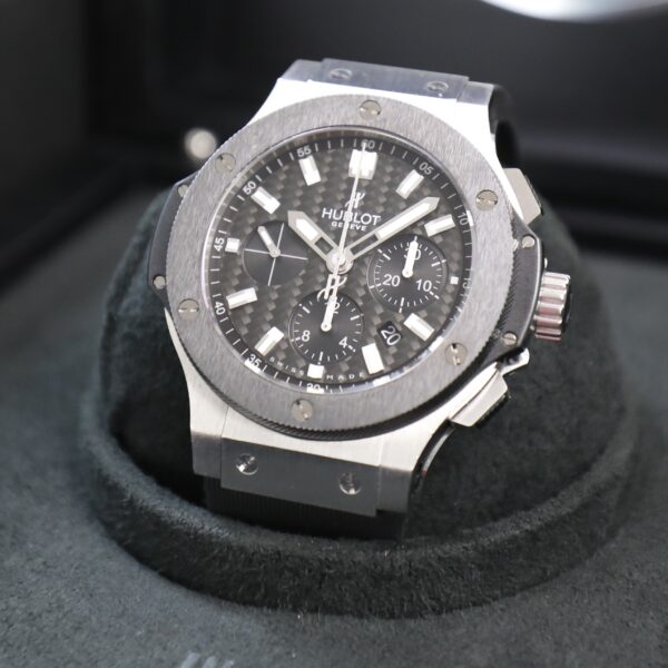 Hublot Big Bang - Ceramic Bezel - Carbon Fiber Dial - 44mm - Very Good Conditions - Full Set - Image 5