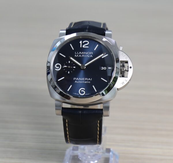 Panerai Luminor Marina - PAM01313 - Blue sun-brushed Dial - 44mm - Automatic - Unworn - Full Set - Image 7