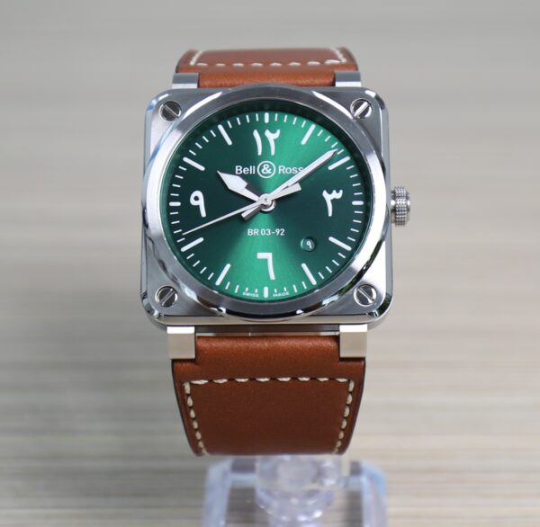 Bell & Ross 03-92 - Arabic Dial - Limited Edition 38PCS - Green - Very Good Conditions - Full Set - Image 7