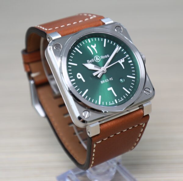 Bell & Ross 03-92 - Arabic Dial - Limited Edition 38PCS - Green - Very Good Conditions - Full Set - Image 9