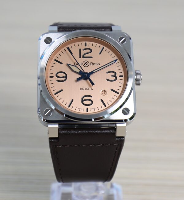 Bell & Ross BR03A - Copper - Salmon Dial - 41mm - Very Good Conditions - Full Set - Image 7